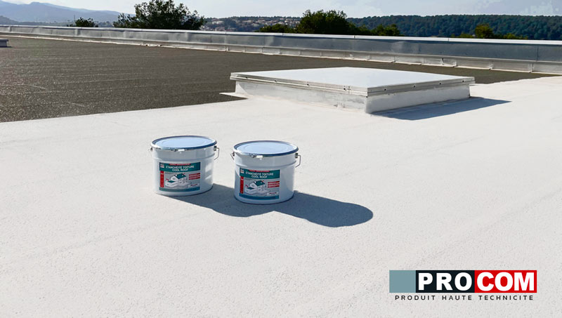 Peinture toit blanc cool roof, revêtement anti chaleur